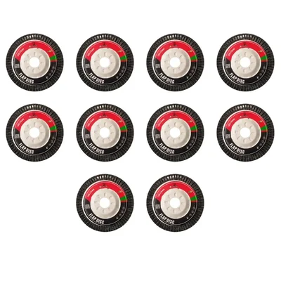 Xtra Power NX Series 4 inch Flap Disc for Grinding, Sanding and Finishing(Grit-60,Pack-10 pcs)