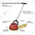 Xtra Power XP-FC-12 Professional Multi-Surface Floor Polisher with 380W Motor and 12-Inch Pad for High-Quality Shine Plus