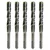 Xtra Power 6 x 110 mm SDS Plus Cross Tip Drill Bit for Fast Drilling(Pack-5 pcs)