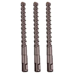 Xtra Power SDS Plus Hammer Drill Bits For drilling masonry, concrete, stone, and ceramic(Size-12 x 350 mm,Pack-3 pcs)