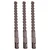Xtra Power SDS Plus Hammer Drill Bits For drilling masonry, concrete, stone, and ceramic(Size-12 x 350 mm,Pack-3 pcs)