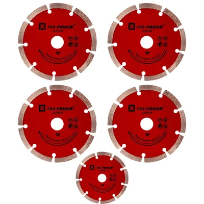 Xtra Power 9 SEG Super Diamond Saw Blade for Smooth Cutting(Size-110 mm,Pack-5 pcs)