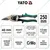YATO (YT-1961) 250mm SS Body Tin Snips Right Cut With 40mm Cutting Length