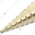 Yato 3 Pcs 1/4 inch HSS 4241 Titanium Coated Step Drill Bit Set (YT-44731)