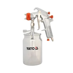 Yato 1.8 mm Nozzle Size Air Spray Paint Gun, 1.01 L Cup Capacity (YT-2346)