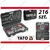 Yato Automotive Tools Auto Repair Mechanic Tool Set Europe Brand SOCKET SET 1/4 (YT-38841)