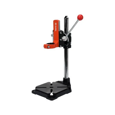 Yato 38-43mm Collar Size, 400mm Height with 45°-90° Adjustable Angle, Adjustable Drill Depth Drill Stand, 60mm Drill Stroke (YT-82971)