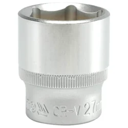 Yato 12.7mm (1/2") Drive Size 27mm Hexagonal Socket (YT-1218) - Pack Of 4