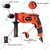 YATO 13 mm 710 W Forward/Reverse Function Impact Drill Machine, 2300 RPM (YT-82033)