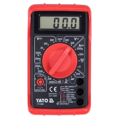 Yato DC and AC Universal Digital Multimeter (YT-73080)