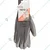 Yato (YT-7472) 15 Pair Safety Gloves - Grey Polyurethane, Nylon Liner, Cut Resistant for Industrial Work