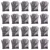 Yato (YT-7472) 20 Pair Safety Gloves - Grey Polyurethane, Nylon Liner, Cut Resistant for Industrial Work