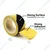 Minsales Yellow and Black Reflective Tape - 2 Inch x 10 Meter, Radium, Water Proof