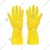 Conclood Pack of 5 Pairs Yellow Wet and Dry Rubber Safety Hand gloves for Multipurpose Household Uses