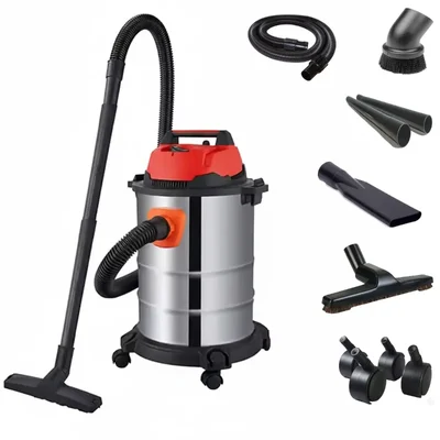 Yiking 30 liters 1500 W Wet and Dry Vacuum Cleaner, 180 mBar Suction Power