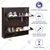 Yoz Tech 2 Door Wall Mounted Foldable Metal Shoe Rack for 6 Pair