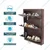Yoz Tech 3 Door Wall Mounted Foldable Metal Shoe Rack for 9 Pair