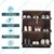 Yoz Tech 3 Door Wall Mounted Foldable Metal Shoe Rack for 9 Pair