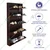 Yoz Tech 5 Door Wall Mounted Foldable Metal Shoe Rack for 15 Pair