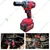 Yuri YR-954 12 point 7 mm 1 by 2 inch 21 V Li Ion Cordless Impact Wrench with 400 nm Torque and 2500 RPM for Heavy Duty Work