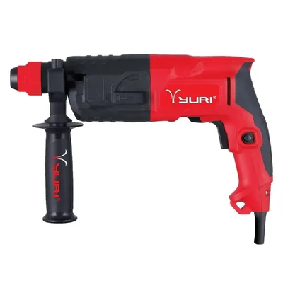 Yuri 20mm 900 Watt Variable Speed Powerful Rotary Hammer With Drill Bits, 0-850 RPM (YR-RH1090)