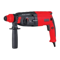 Yuri 26mm 1200 Watt Variable Speed & 3-Mode Function Rotary Hammer With Drill Bits & Chisel, 0-1150 RPM (YR-RH1091)