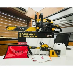 YURI GOLD YG-GCS84, 58cc 4-Stroke Powerful Petrol Engine Chainsaw with 18 Inch Guide Bar