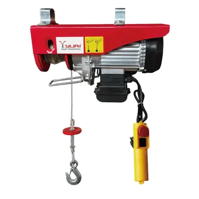 Yuri PA 1000 Kg Mini Electric Hoist With 2.0 HP 100% Copper Winding Motor, 6 mm Diameter & 20 Meter Wire Rope