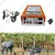 Premium Quality 12 KV Power Plus Solar Zatka Machine Combo Full Set for Area up to 50 Acre