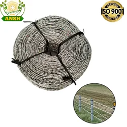Agriansh 3.5 Kg Fencing Zatka Dori or Electric Zatka Machine Fencing Dori to Protect 1200 Ft Area Farm