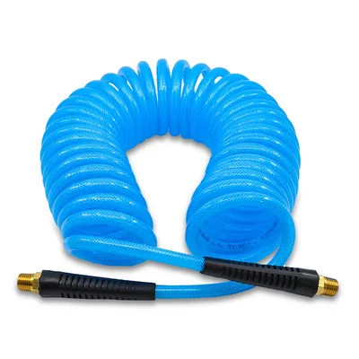 Zephyr Avagard 6mm x 8m PU Braided Recoil Air Hose with Fittings (ZABR0608)