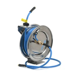Zephyr 10 mm 15 m 304 Stainless Steel Auto-Retractable Air Hose Reel (ZAR1015SS) with 1 Year Warranty
