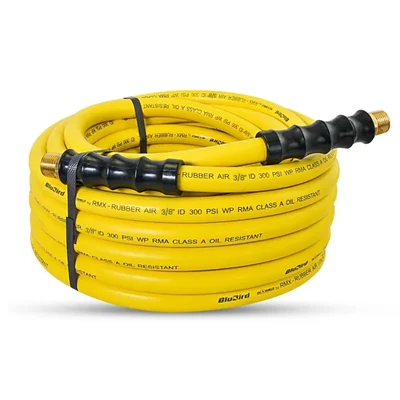 Zephyr 8mm x 30m Oilshield Rubber Air Hose with Fittings - 1-Year Warranty (OS0830)