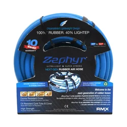 Zephyr 10mm x 15m Rubber Air Hose without Fitting (ZA1015WF)