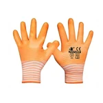 Fortuner Zig Zag PVC Coated Hand Gloves (Orange Colour) For Industrial,Agricultural & General-Purpose Tasks
