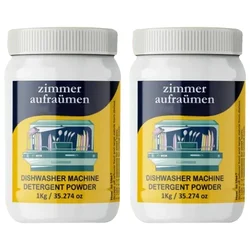 Zimmer Aufraumen (1 Kg x 2 Pcs) Dishwasher Machine Detergent Powder