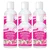 6 Pcs of Zimmer Aufraumen (50ml x 6pcs)Kashmiri Rose Room Freshener Concentrated With Free Spray Bottle (Makes 6 Liters)