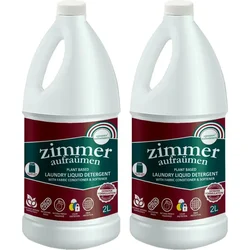 Zimmer Aufraumen (2 Liter x 2 Pcs) German Formulation Plant Based Laundry Liquid Detergent
