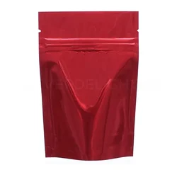 500 gm,16cm x 23cm, Red Color Matt Finish Ziplock Pouch for Dry Fruits, Tea/Coffee Powder and Spices(Pack-50 Pcs )