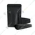 50 Pcs, 850gm Matt Black Stand Up Ziplock Reusable Polyester Storage Pouch for Food & Snacks