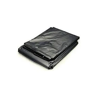 ZN Global 550 GSM 40 feet x 30 feet Nylon Fabric, PVC Coated, UV Protected, Waterproof Tarpaulin Sheet(Color-Black)