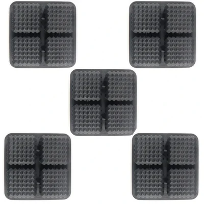 (SCS05-4P) Crystal Shape Ice Cube 20 Pieces Tray, 4-Cup  Silicone Moulds for Party, Bar Tools