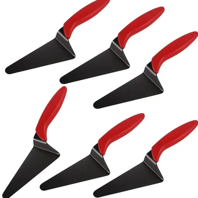 Smart Chef (HNS40101) 6x2.5 Inch Pizza Lifter/ Lifting Spatula 6pcs, Non-Stick Server for Home and Commercial Kitchens