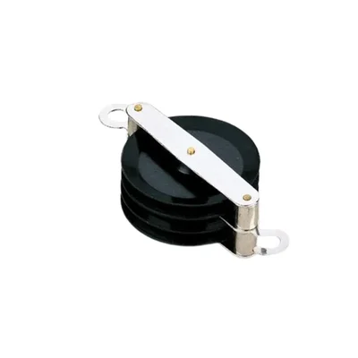 Elecopto 50mm Laboratory Double Pulley Lifting Moving Mechanical Advantage