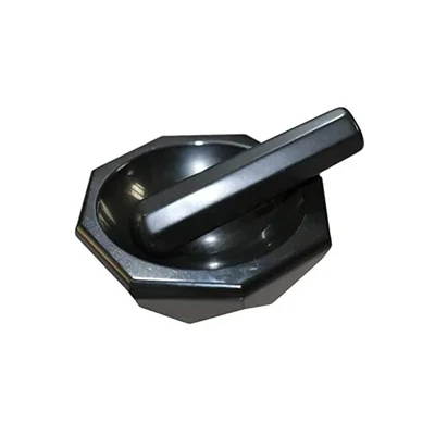 Elecopto 3 Inch Laboratory Circular Base Grey/Black/Multi Waxy Luster Translucent Pestle & Mortar
