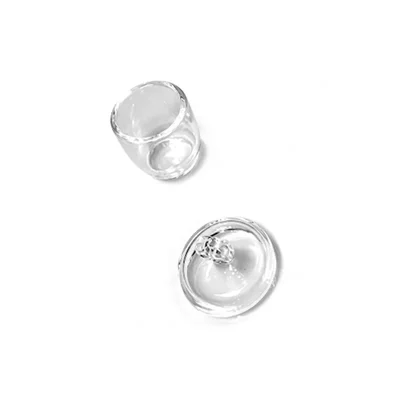 Elecopto 15ml Quartz Crucible Chemical Laboratory Transparent Fused Quartz Thermal Shock Resistance