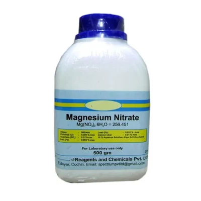 Premium Quality Magnesium Nitrate 99% Pack of 2 Lab Reagent Hexahydrate Crystal CAS : 7440-66-6