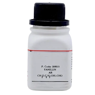 Premium Quality 99.9% Purity Pack of 5 Vanillin AR Grade Crystalline Powder Lab Reagent 25g CAS : 121-33-5