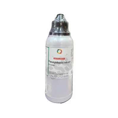 Premium Quality Phenolphthalein Indicator Solution Pack of 8 Lab Reagent Color Change Chemical 125ml