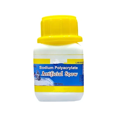 iChem Extra Pure 99.9% Pack of 9 Sodium Polyacrylate Powder Lab Reagent (CAS 9003-04-7)